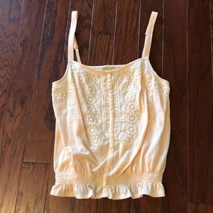 American Eagle Outfitters Smocked Hem Tank